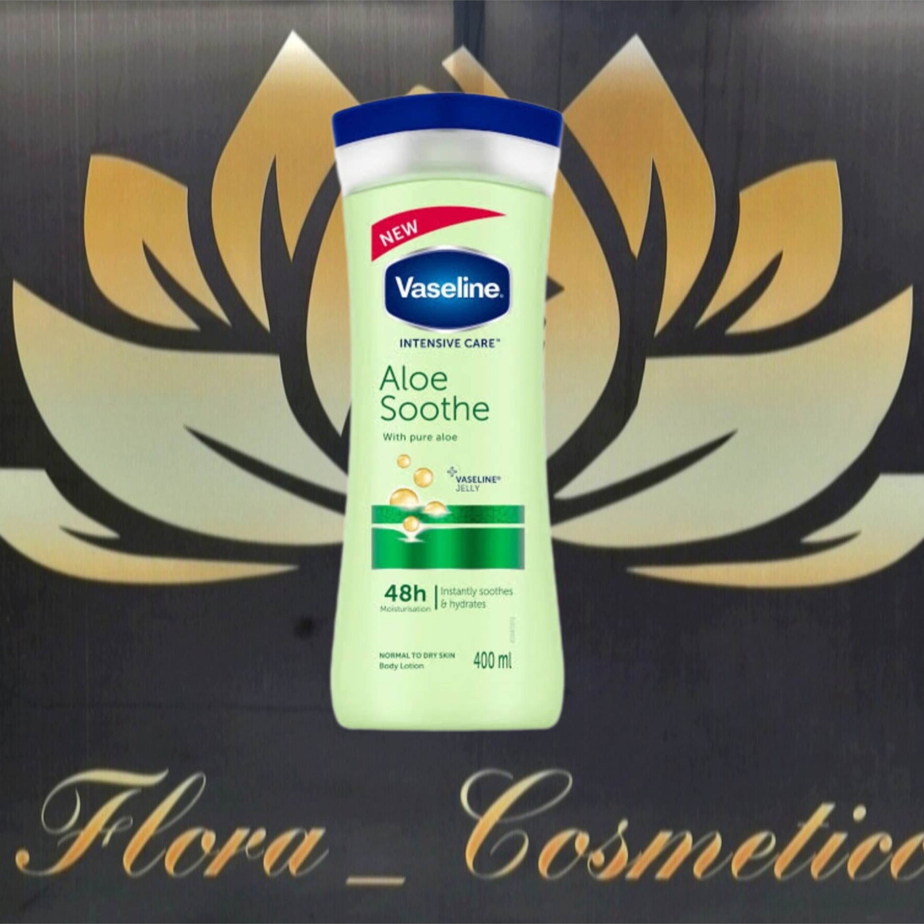 لوسیون بدن واااازلین مدل آلوئه ورا ( 400 ML )