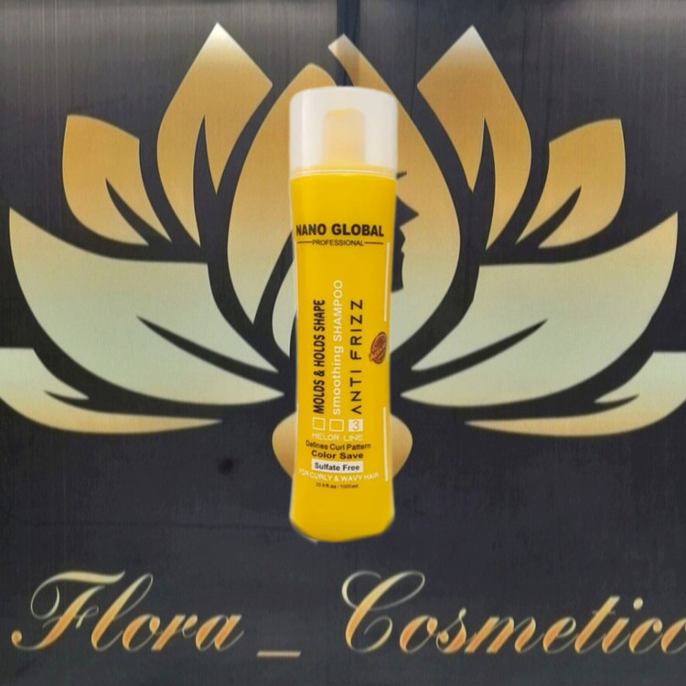 شامپو فری سولفات و احیا کننده ی مو های فر و وزدار نانوگلوبال ( 1000 ML )