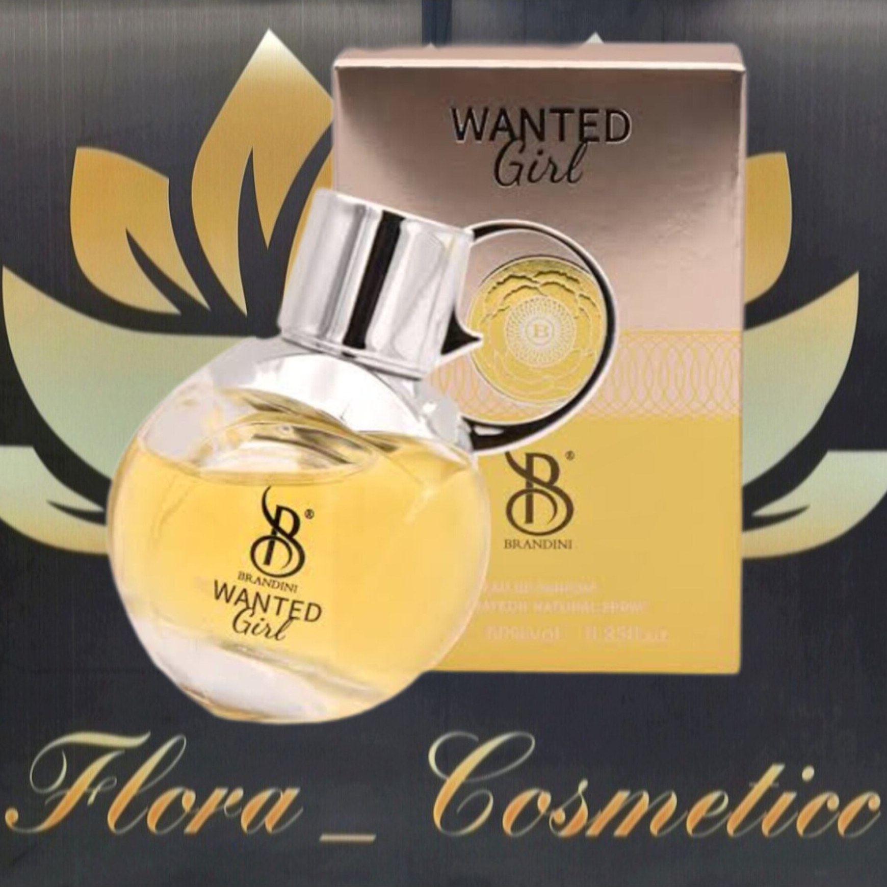 مینی ادکلن زنانه برندینی مدل WANTED GIRL با ماندگاری بالا ( 25 ML )