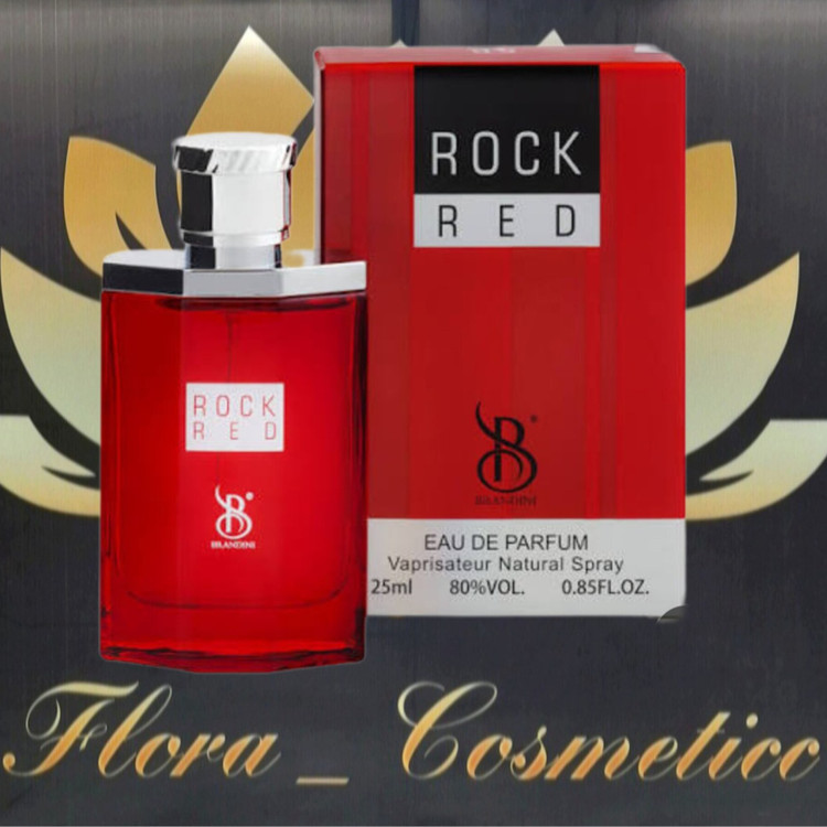 مینی ادکلن مردانه برندینی ROCK RED با ماندگاری بالا ( 25 ML )