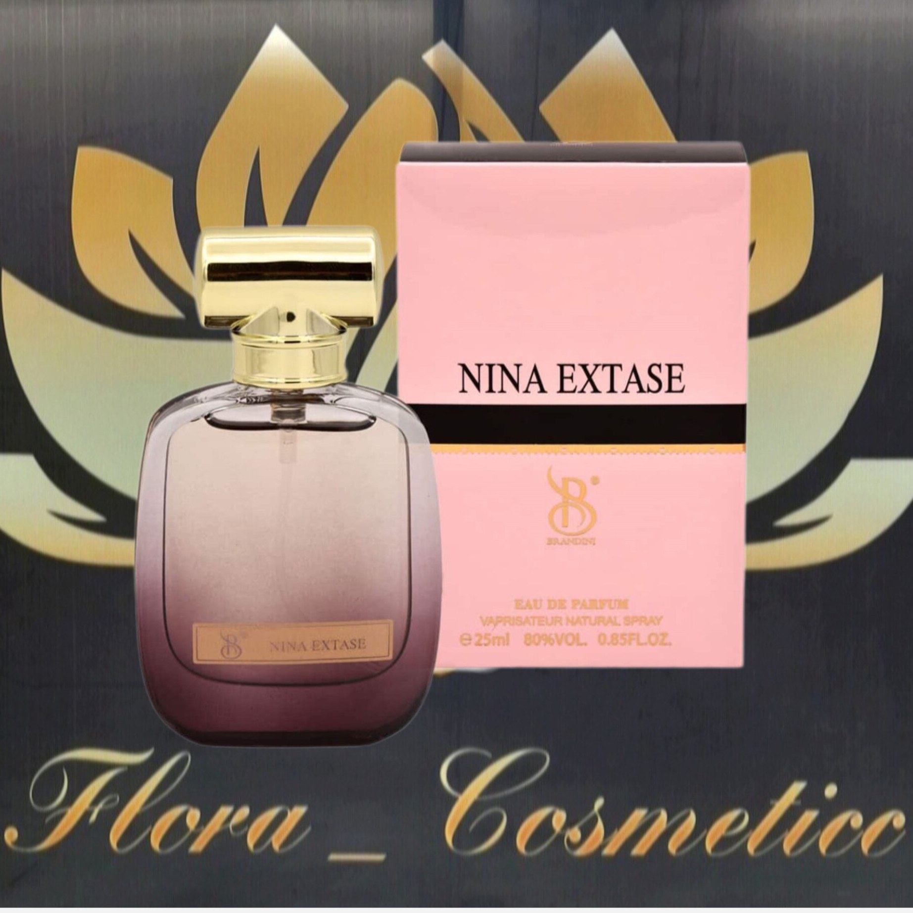 مینی ادکلن زنانه برندینی مدل NINA EXTASE با ماندگاری بالا ( 25 میل )