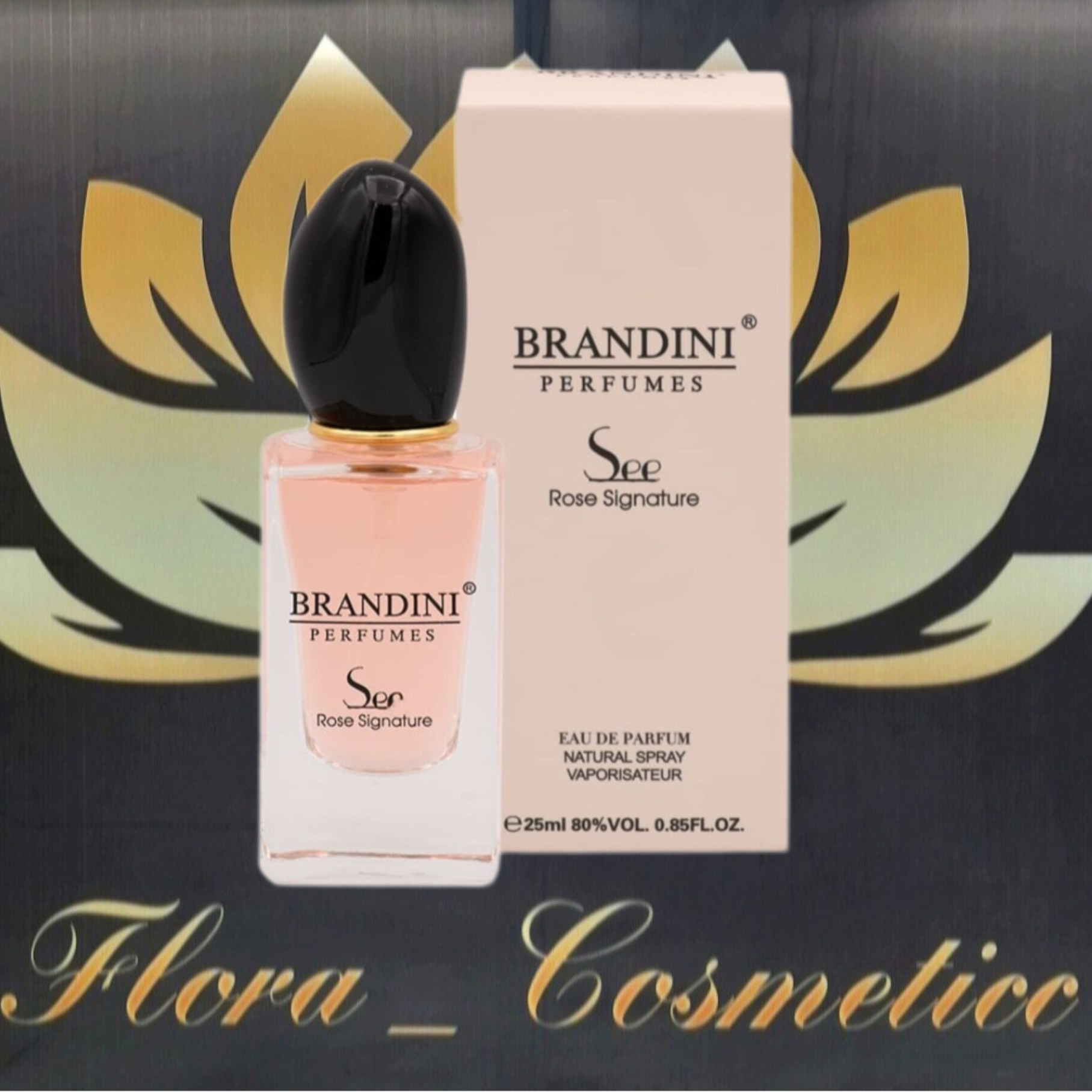 مینی ادکلن زنانه برندینی مدل SEE ROSE SIGNATURE با ماندگاری بالا ( 25 ML )