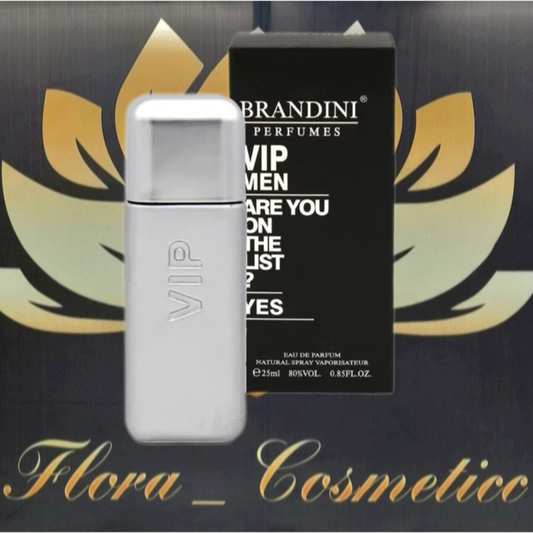 مینی ادکلن مردانه برندینی مدل VIP MEN با ماندگاری بالا ( 25 ML )