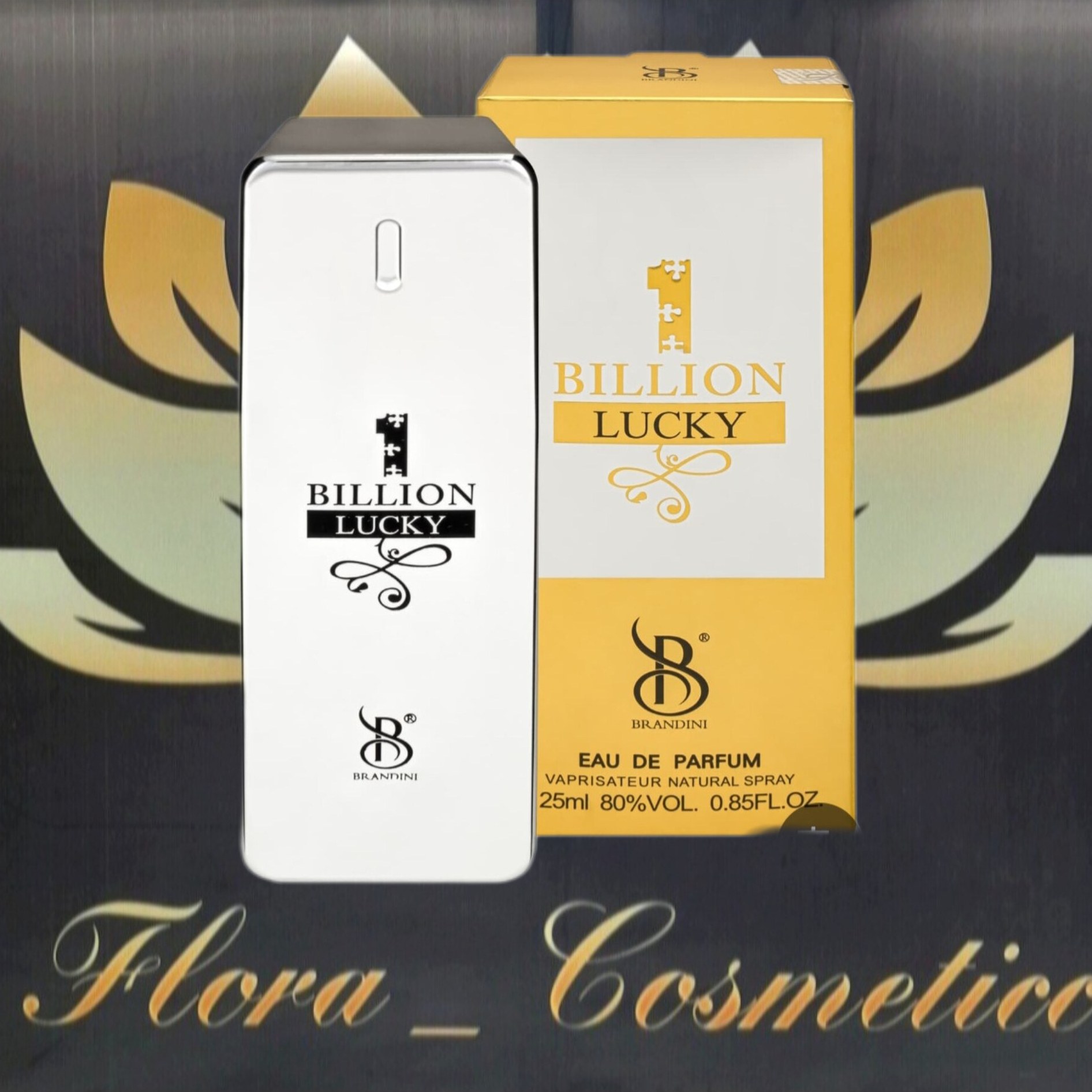 مینی ادکلن مردانه برندینی مدل 1BILLION LUCKY با ماندگاری بالا ( 25 ML )