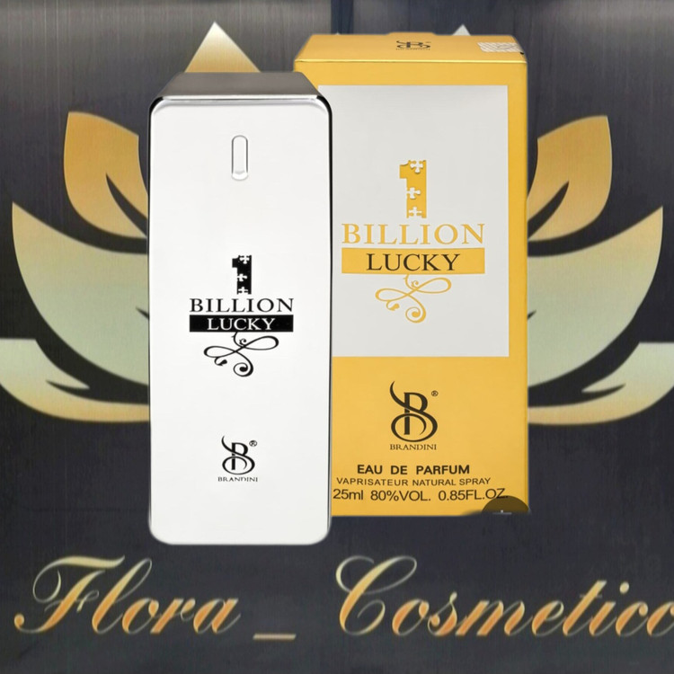 مینی ادکلن مردانه برندینی مدل 1BILLION LUCKY با ماندگاری بالا ( 25 ML )