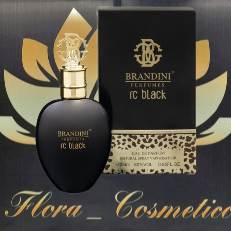 مینی ادکلن زنانه برندینی مدل RC BLACK رایحه ی گرم ( 25 ML )
