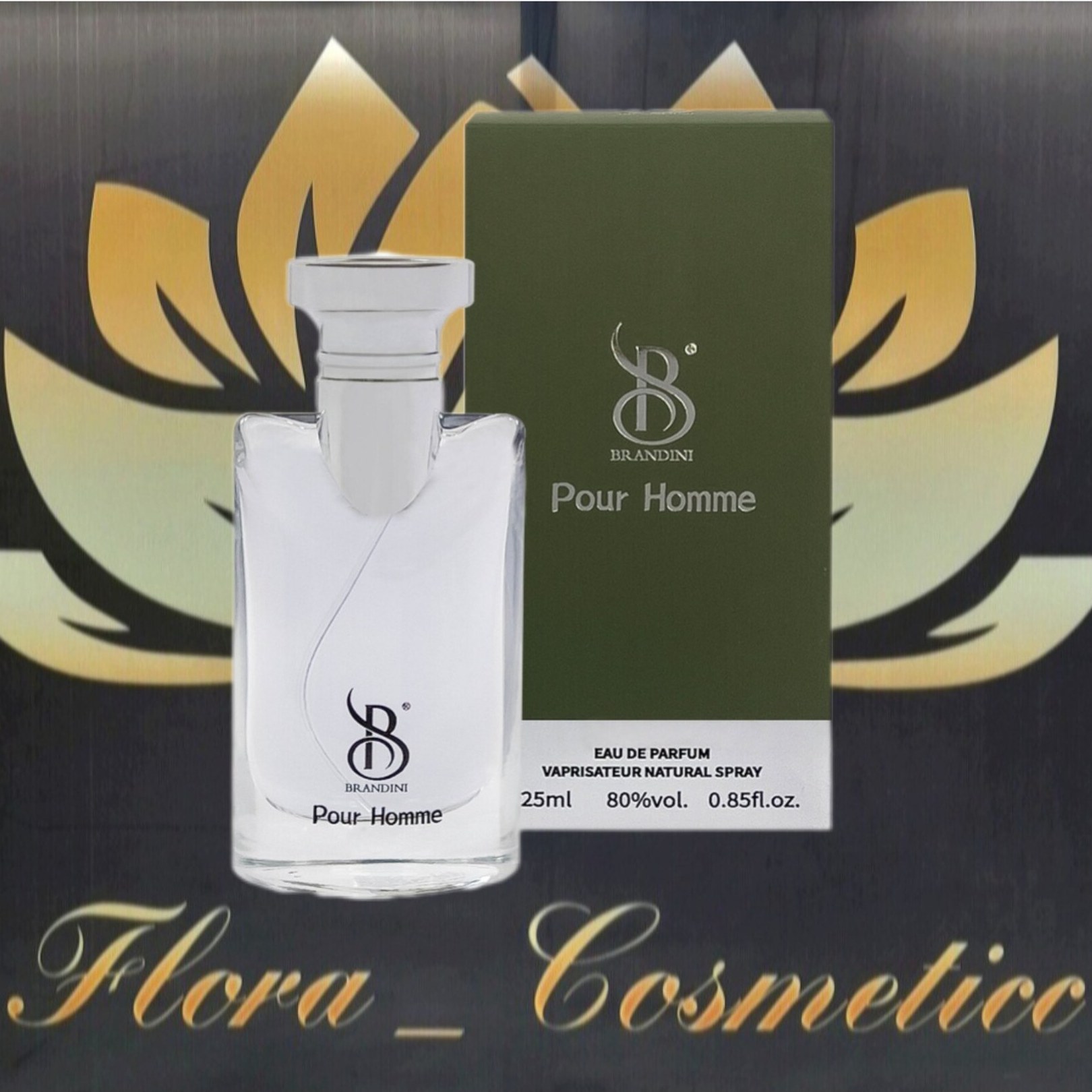 مینی ادکلن مردانه برندینی مدل POUR HOMME خنک و تند ( 25 ML )