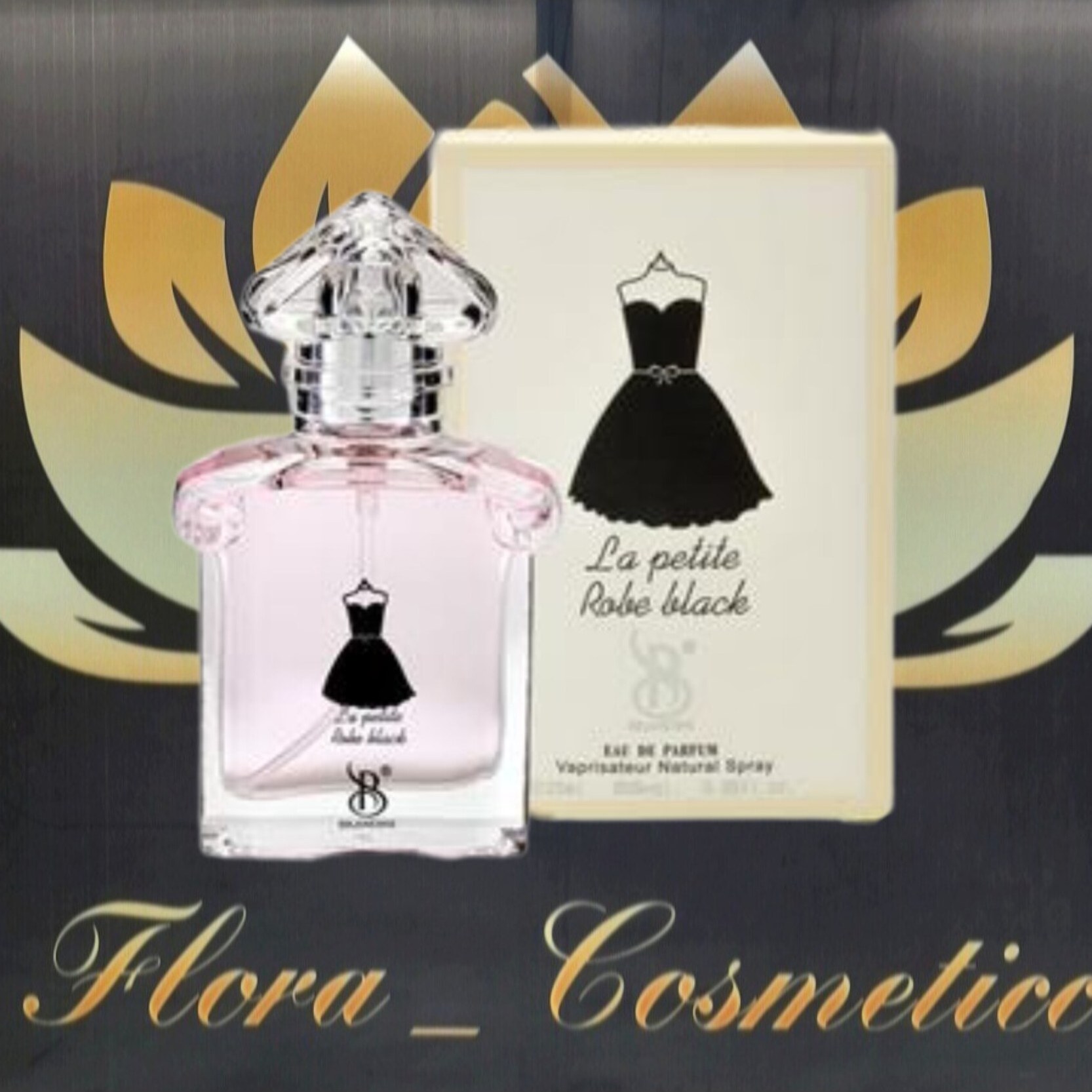 مینی ادکلن زنانه برندینی مدل لاپتیت رب بلک LAPETITIE ROBE BLACK گرم و شیرین ( 25 ML )