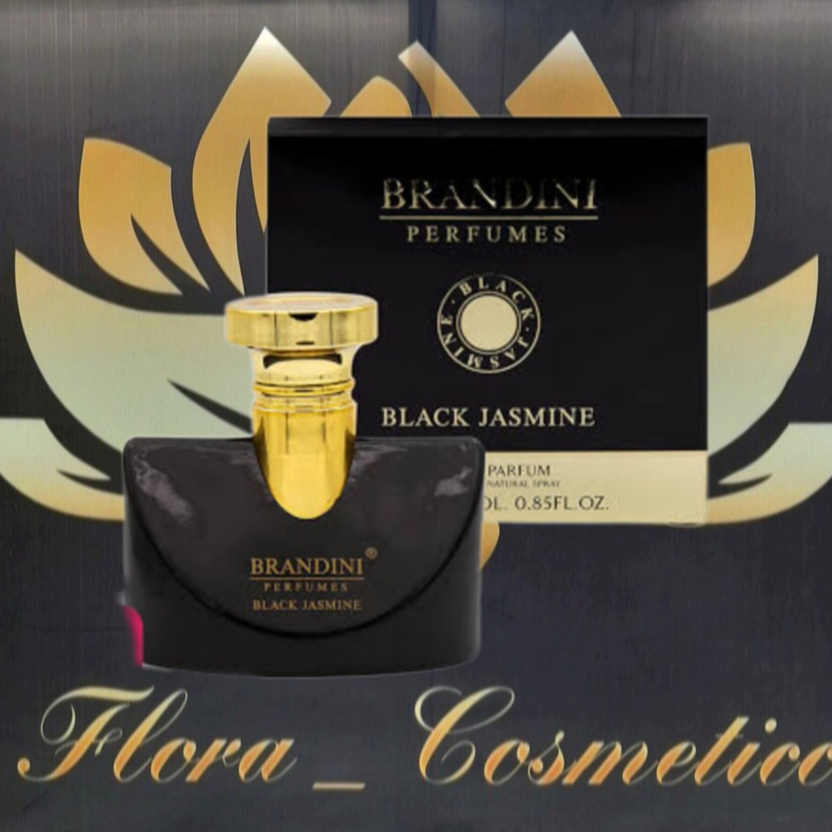 مینی ادکلن زنانه برندینی مدل بلک جاسمین BLACK JASNINE رایحه ی گرم و شیرین ( 25 ML )