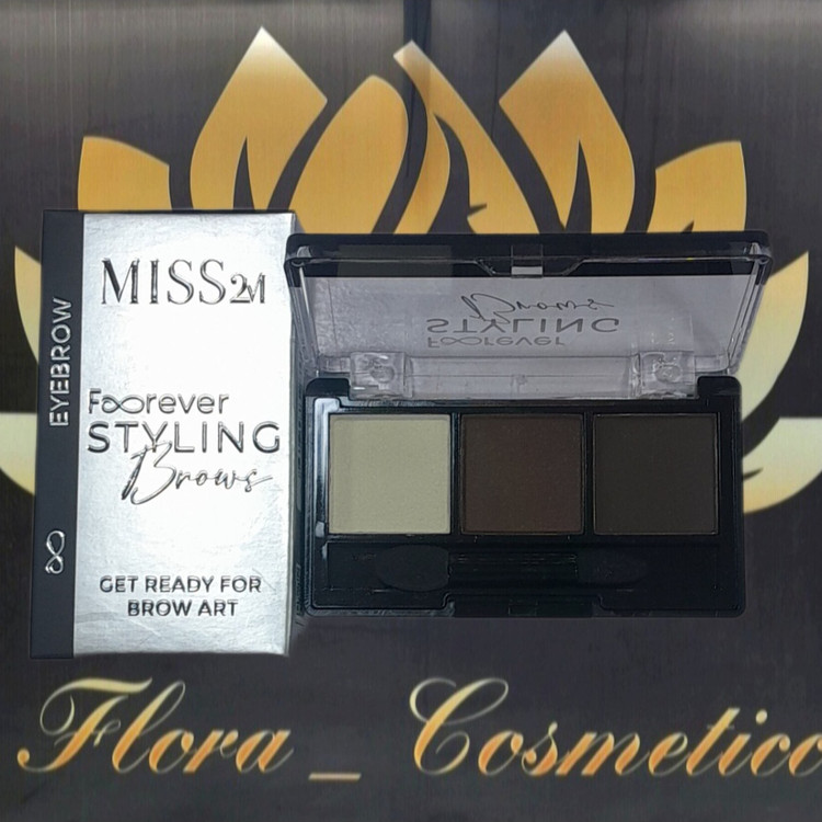 پالت سایه ابرو 3 عددی MISS 2M شماره ی 01 ( 4 ML )