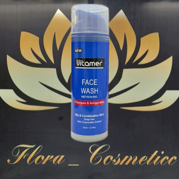ژل شستشوی صورت ویتامر مناسب پوست چرب و مختلط ( 120 ML )