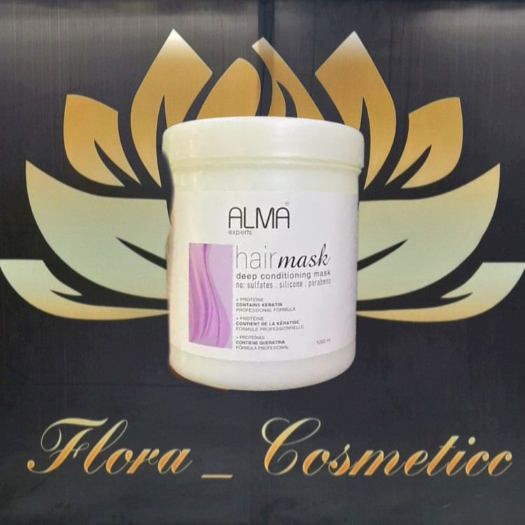 ماسک مو فری سولفات داخل حمام با آبکشی آلما ( 1000 ML )