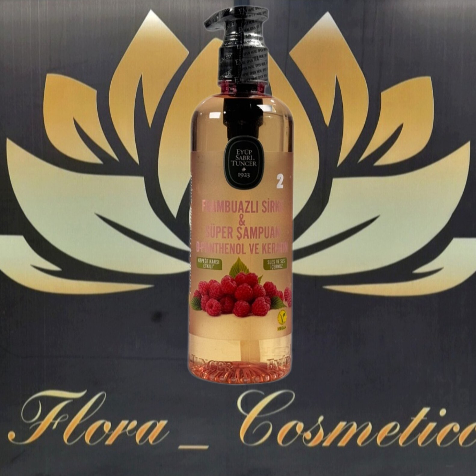 شامپو ضد شوره تمشک و سرکه سیب ایوب صبری ( 500 ML )