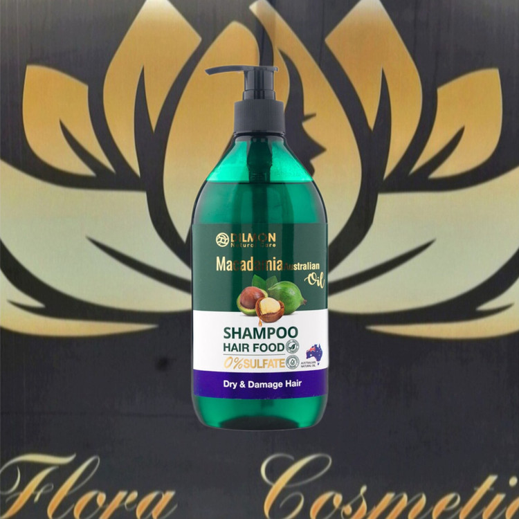 شامپو فری سولفات ماکادمیا دیلمون مناسب موهای خشک و آسیب دیده ( 385 ML )