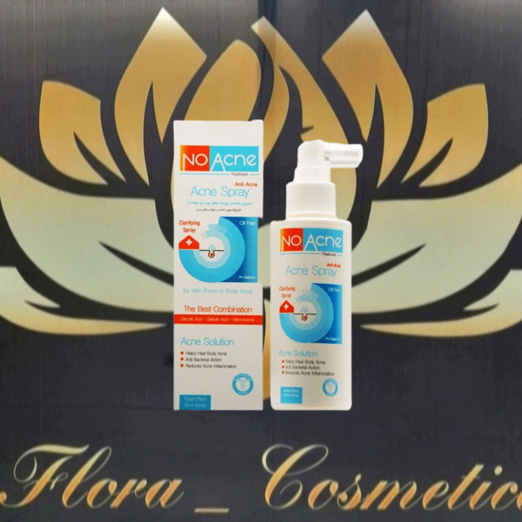 اسپری و افشانه ضد جوش بدن نو آکنه مناسب پوست چرب و جوشدار ( 150 ML )