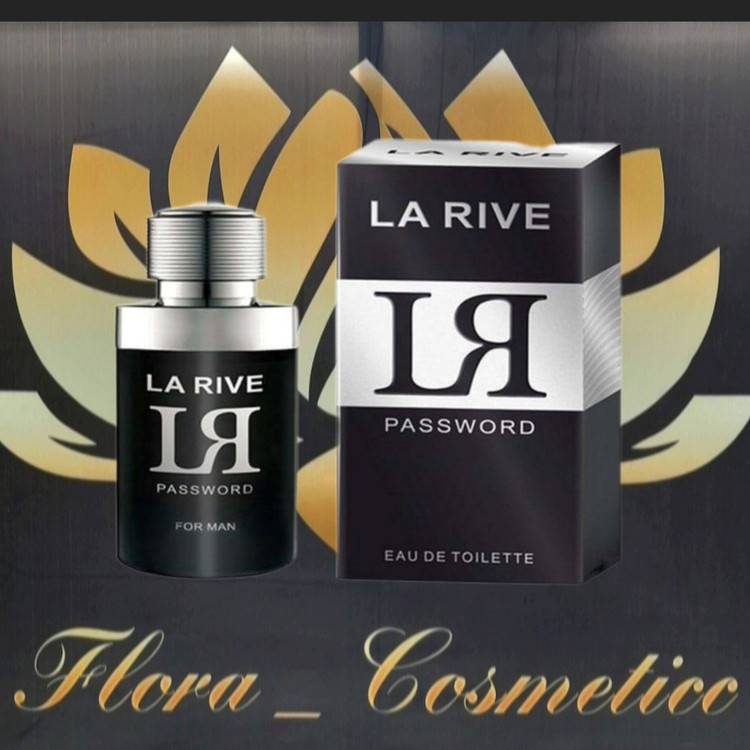 ادکلن مردانه ادوپرفیوم لاریو LA RIVE مدل پسورد PASSWORD رایحه تند و تلخ ماندگاری بالا ( 75 ML )