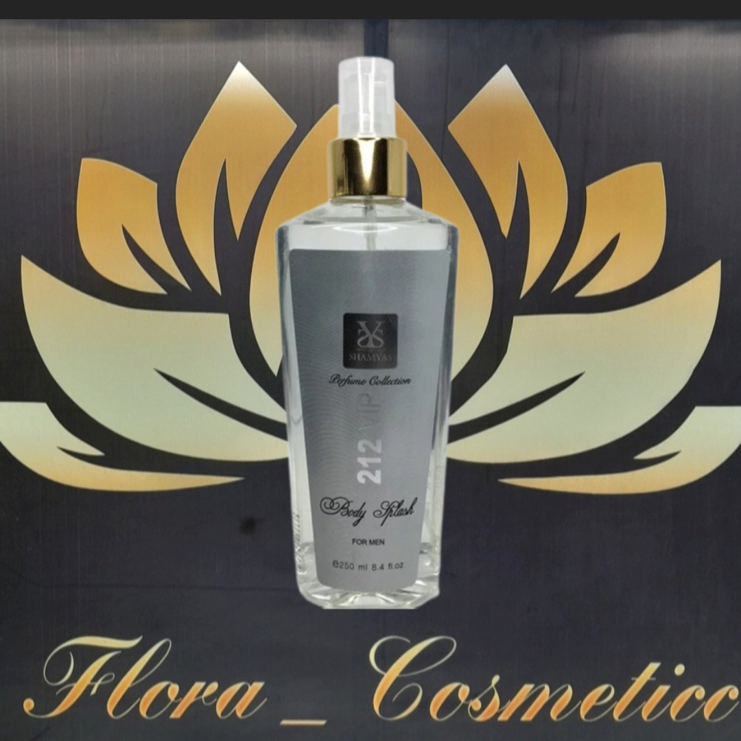 بادی اسپلش مردانه شمیاس مدل ( 212 VIP ) رایحه ی تند و چوبی و ماندگاری بالا ( 250 ML )