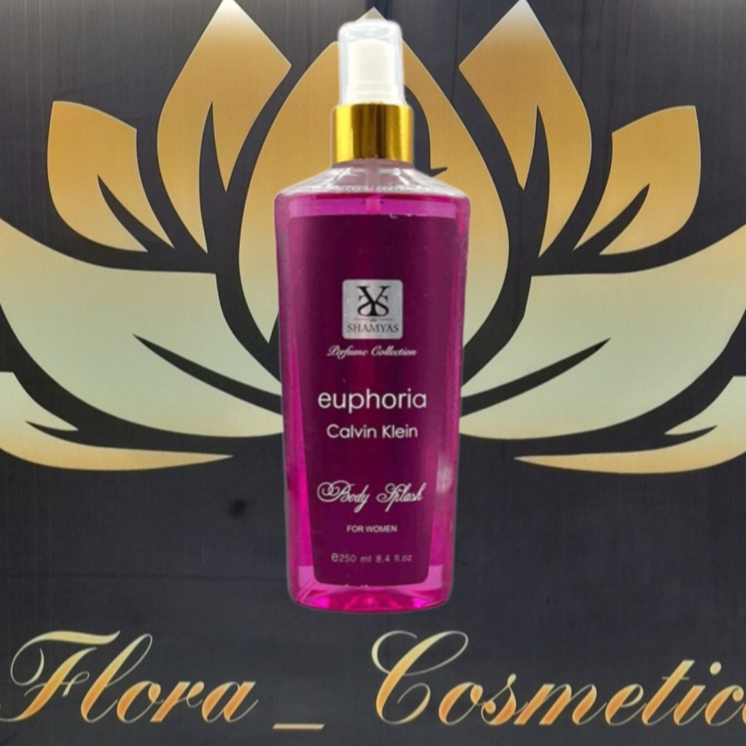 بادی اسپلش زنانه شمیاس مدل ایفوریا ( EUPHORIA CALVIN KLEIN ) رایحه ی گرم و شیرین و ماندگاری بالا (250 ML )