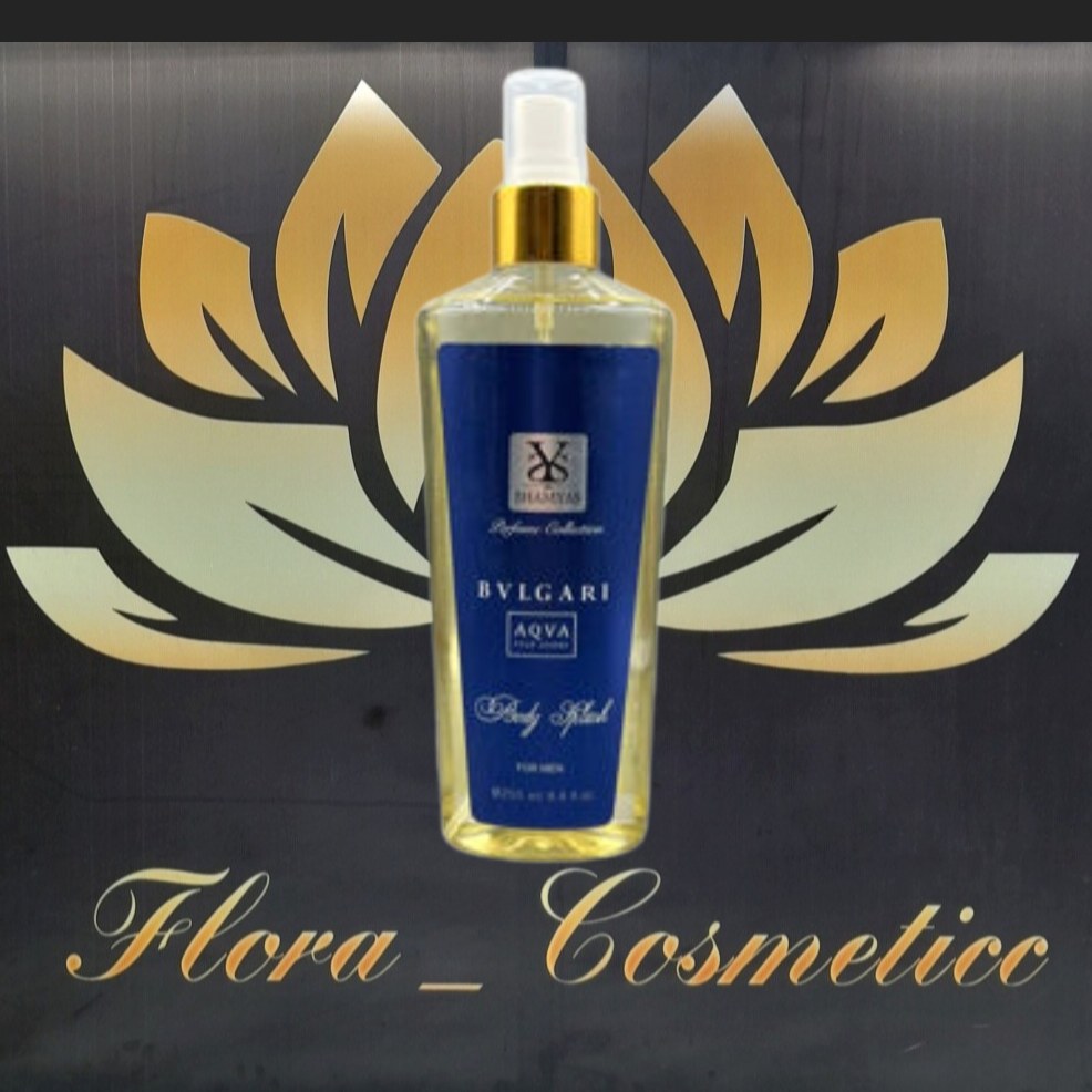 بادی اسپلش مردانه شمیاس مدل بلغاری ( BVLGARI AQVA ) رایحه ی تند و ماندگاری بالا ( 250 ML )