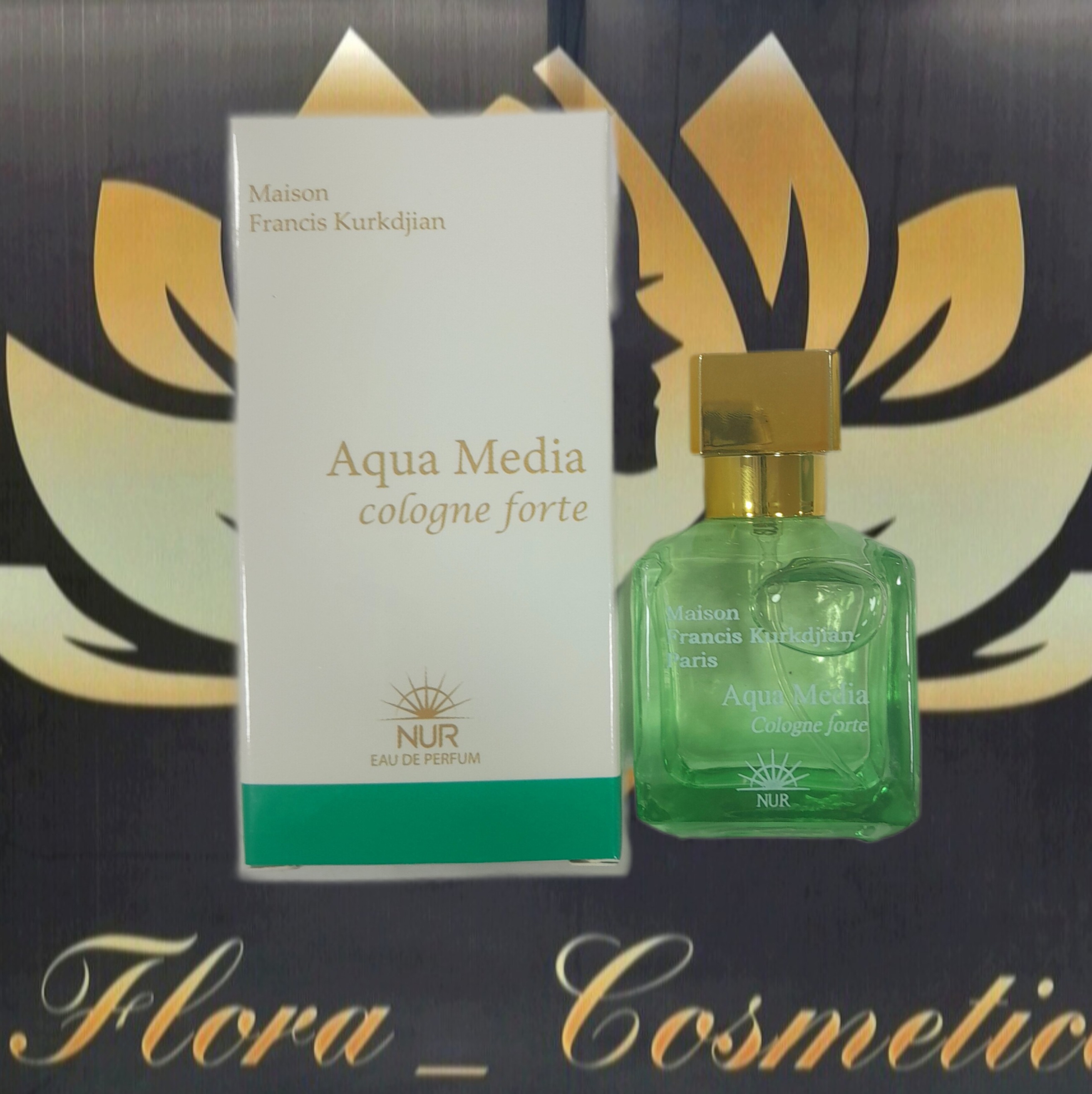 مینی ادکلن مردانه و زنانه نور مدل آکوا مدیا کلون فورته aqua media با حجم ( 25 میل )