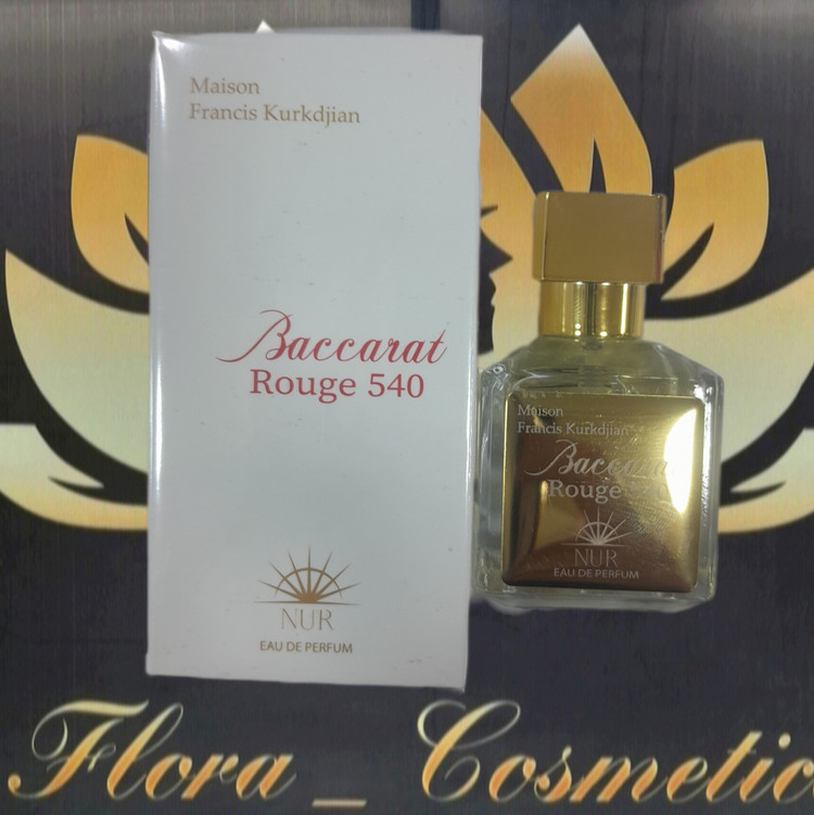 مینی ادکلن نور مدل باکارات رژ سفید baccarat rouge 540 با حجم ( 25 میل )