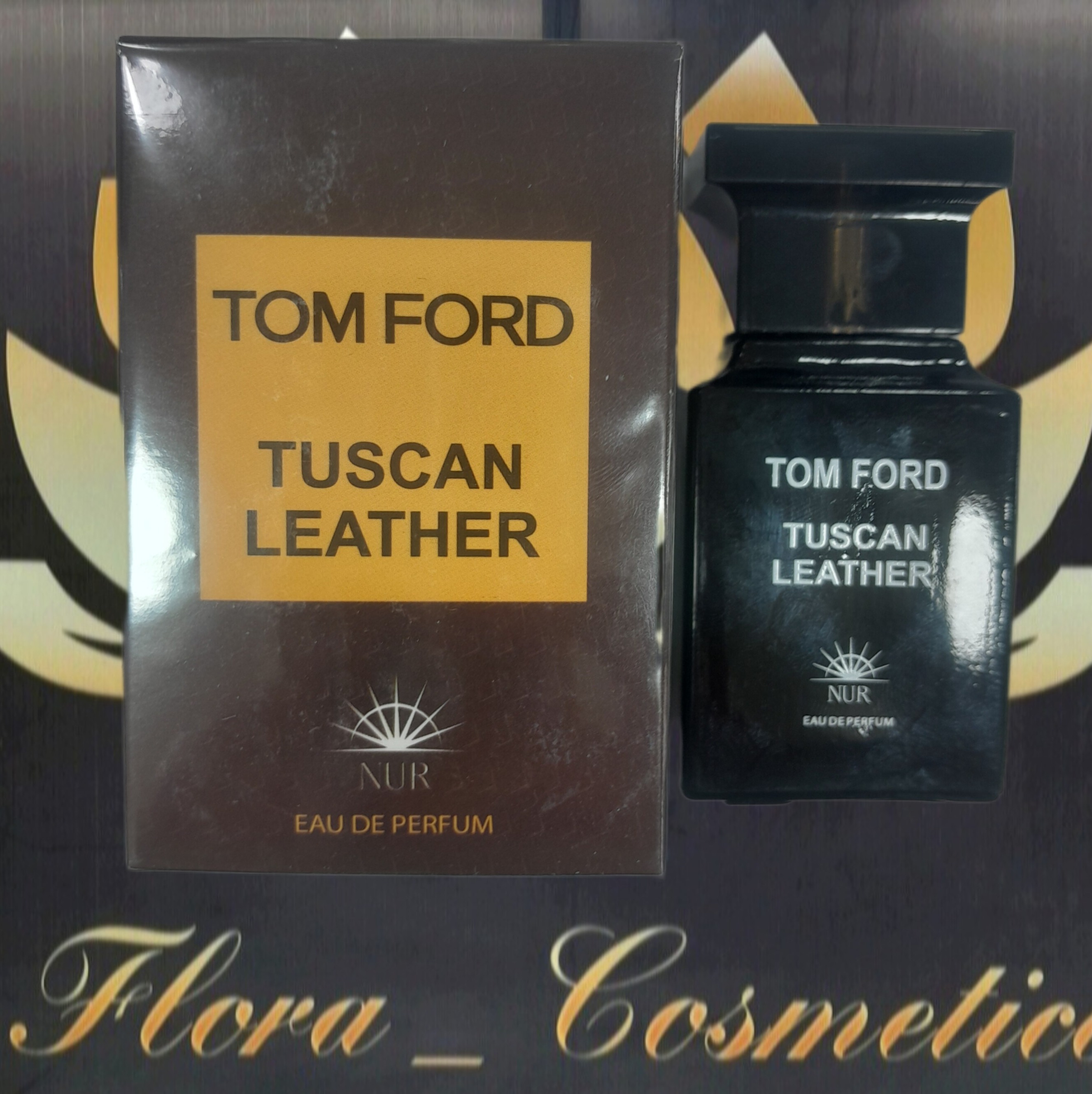مینی ادکلن مردانه نور مدل توسکان آمبر لدر tomford tuscan leather با حجم ( 25 میل )