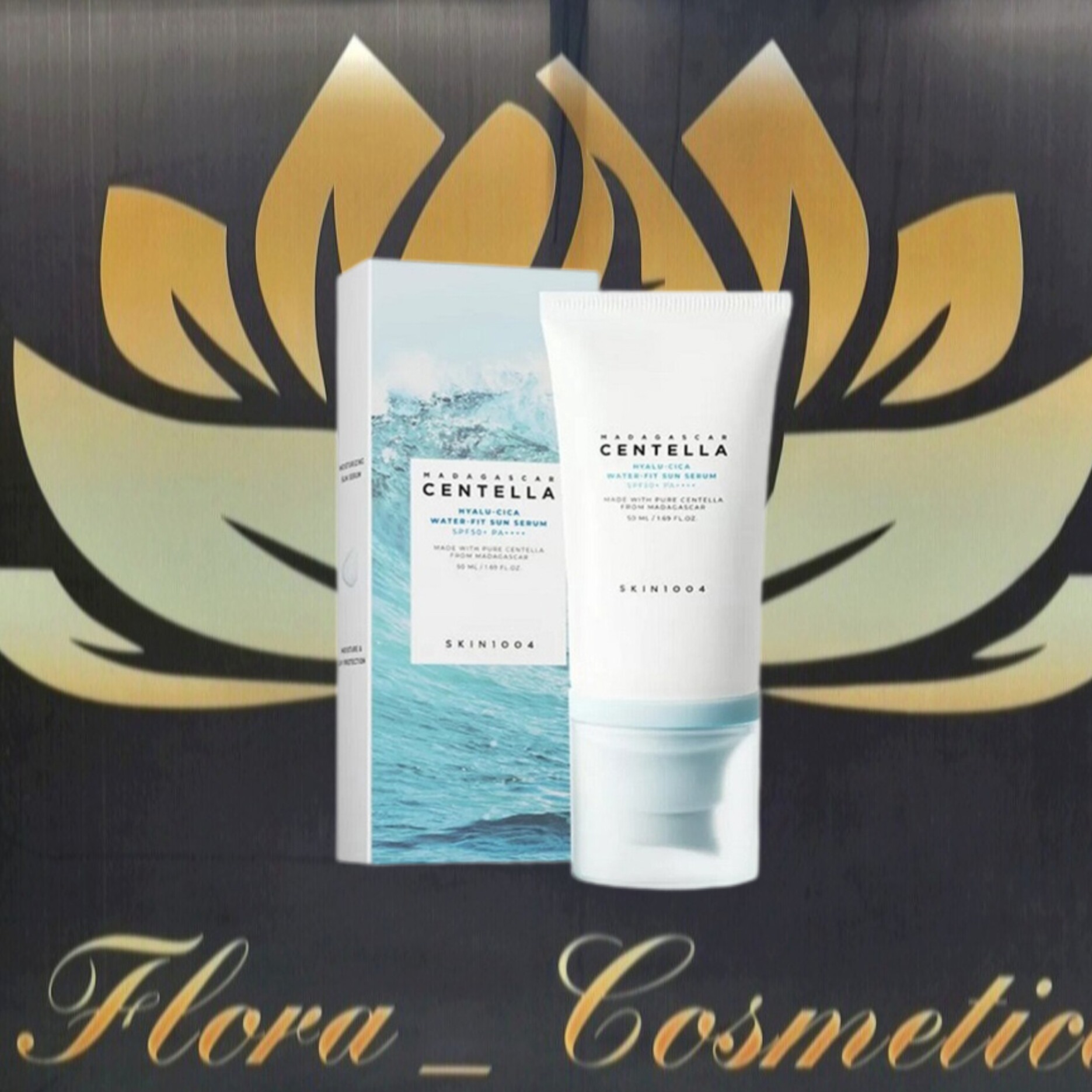 کرم ضد آفتاب بی رنگ سسسنتلا با spf 50 بدون رد سفیدی ( 50 میل )